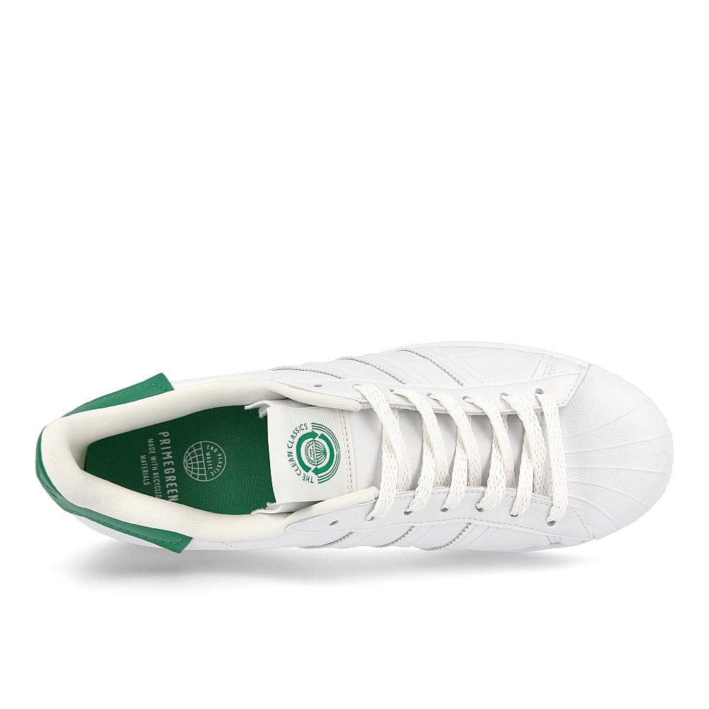 adidas superstar Footwear White-Off White-Green Sneakers Detailfoto | Overkill
