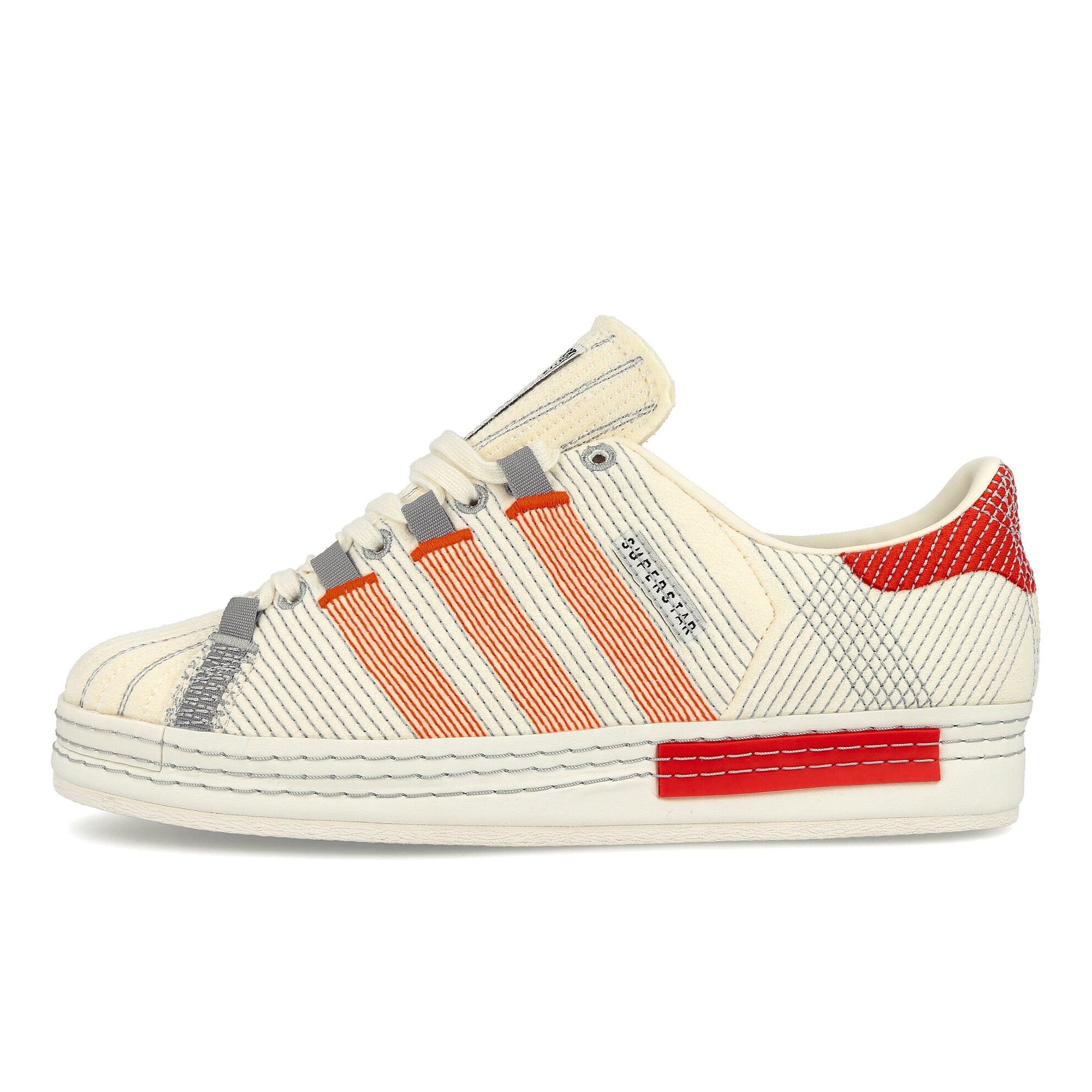 adidas Craig Green x adidas Superstar Off White-Bright Red-Grey Three Sneakers FY5711 | Overkill