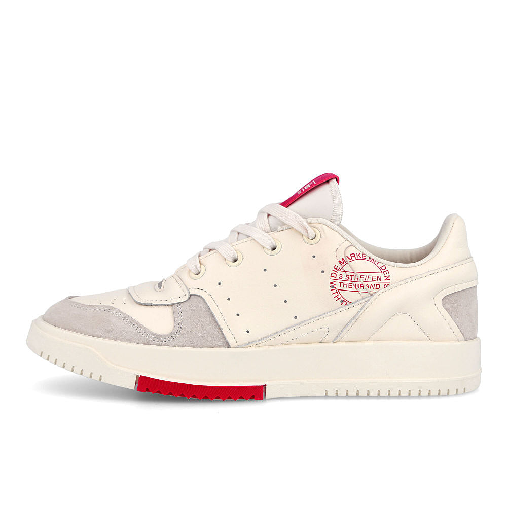 adidas supercourt 2 Chalk White-Chalk White-Vivid Red Sneakers FY5754 | Overkill