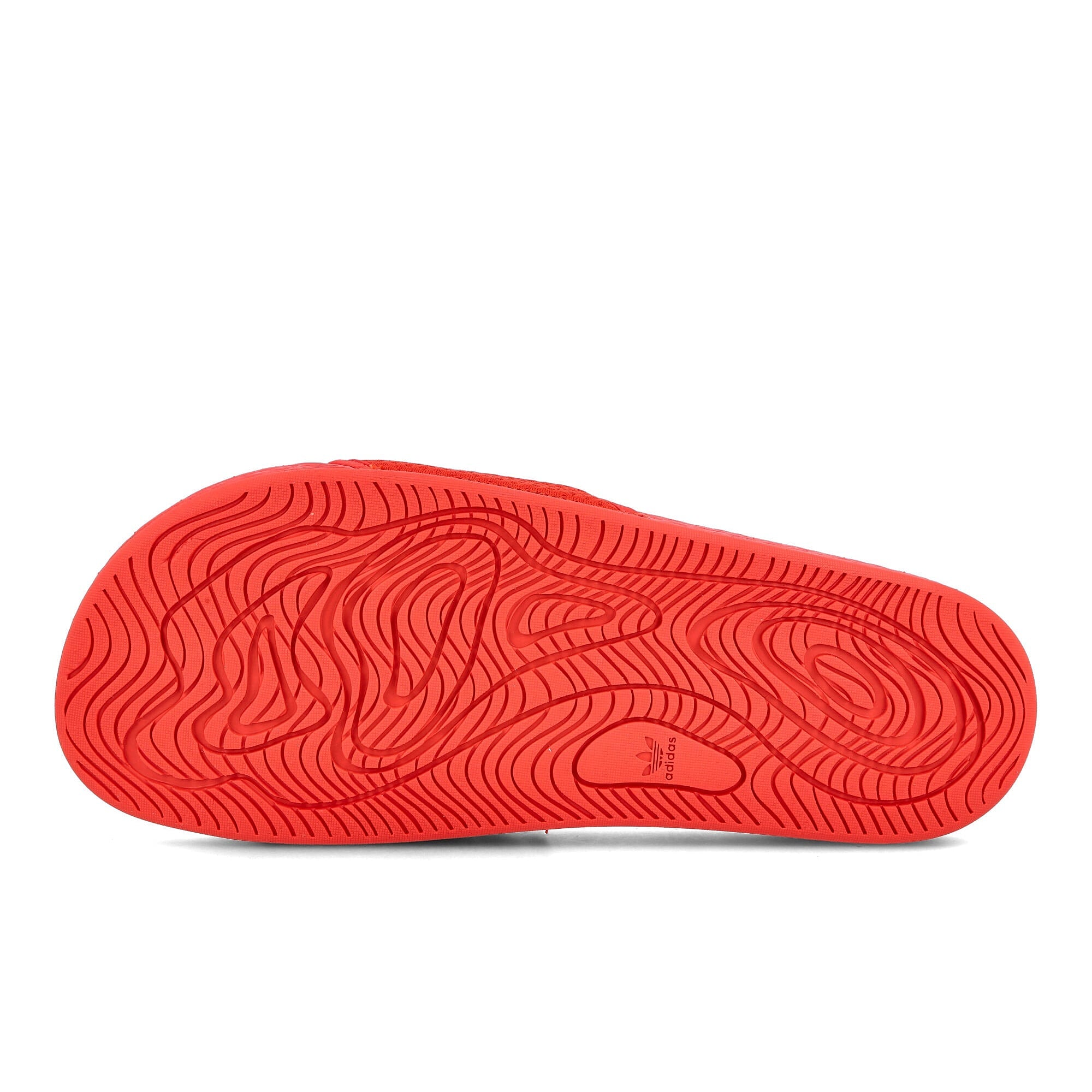 adidas Pharrell Williams x adidas Chancletas HU Active Red-Active Red-Active Red Slides, Sandals & Slippers Detail View 1 | Overkill