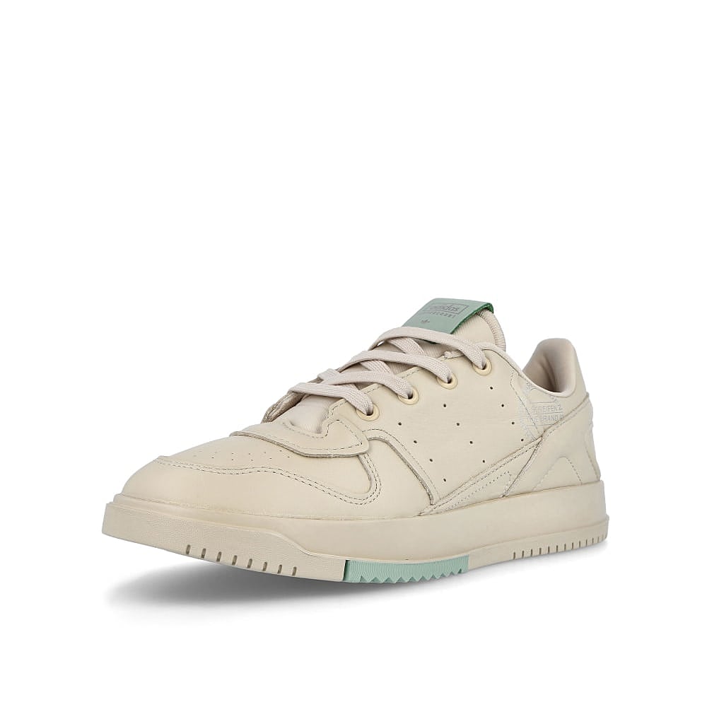 adidas supercourt 2 Clear Brown-Clear Brown-Silver Metallic Sneakers Close Up | Overkill