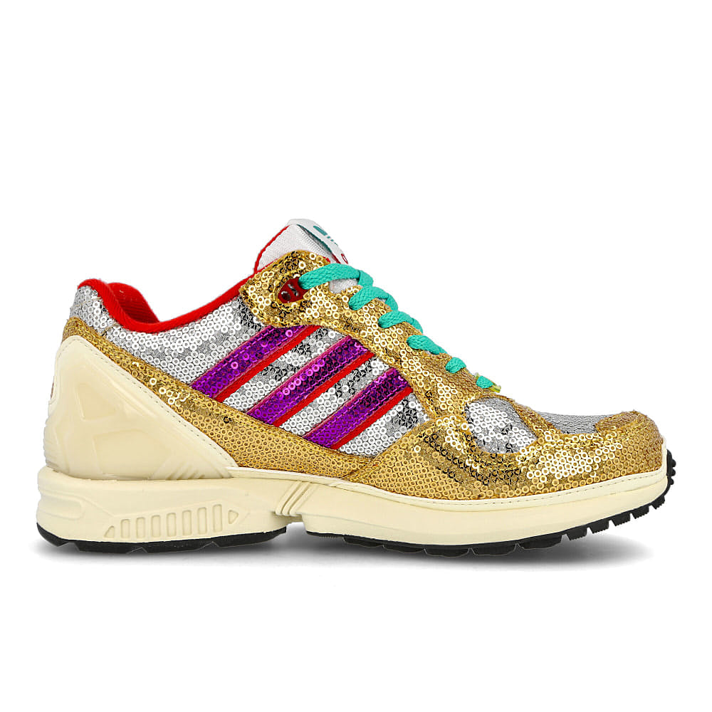 adidas wmns zx 6000 Crystal White-Shock Purple-Mist Sun Sneakers Silhouette | Overkill