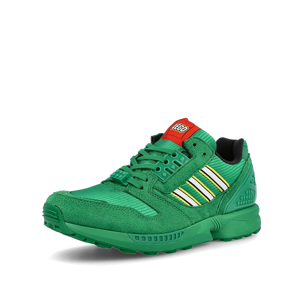 adidas LEGO x adidas ZX 8000 Green-Footwear White-Green Sneakers Close Up | Overkill