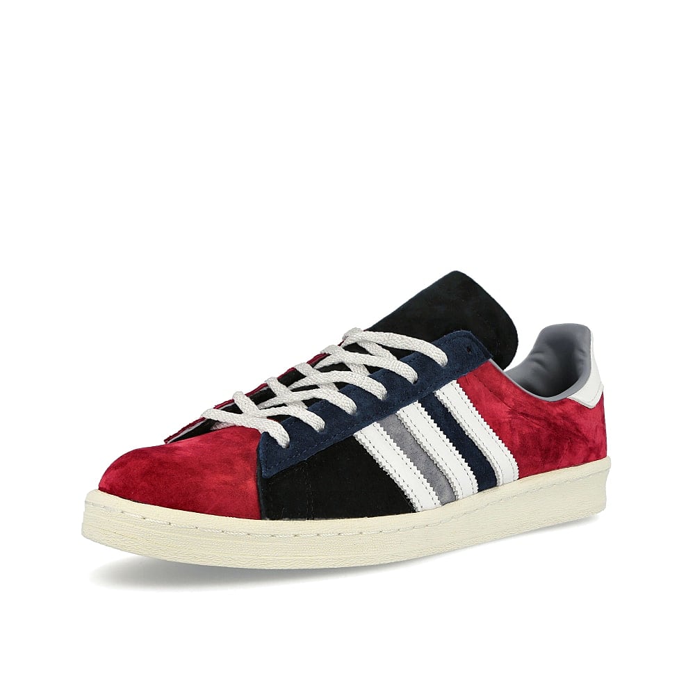 adidas campus 80s Collegiate Burgundy-Footwear White-Collegiate Navy Low Top Sneakers Detailfoto | Overkill