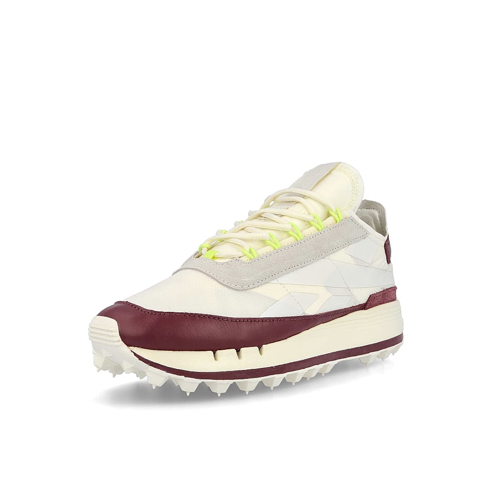 Reebok wmns legacy 83 Classic White-Rich Red-Morning Fog Sneakers Close Up | Overkill