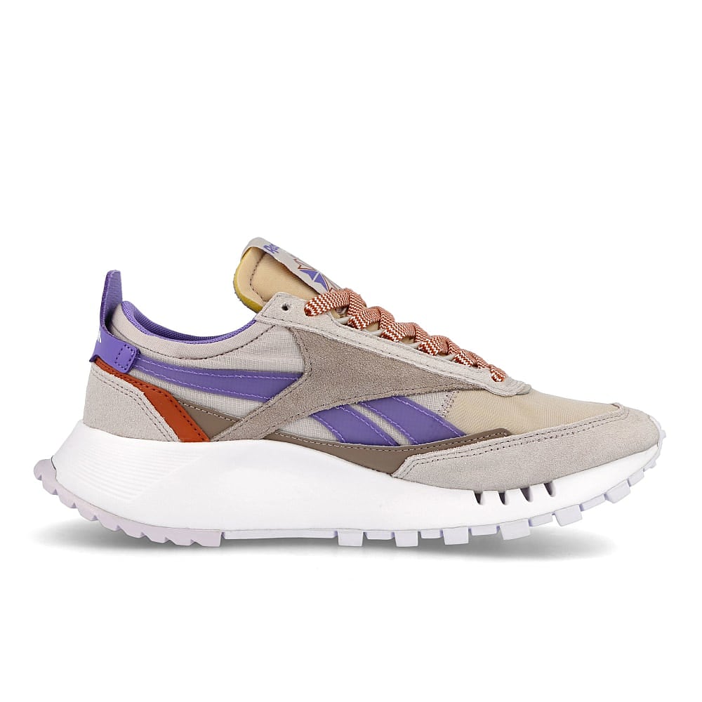 Reebok wmns classic legacy Sand Stone-Hyper Purple-Baked Earth Sneakers Silhouette | Overkill