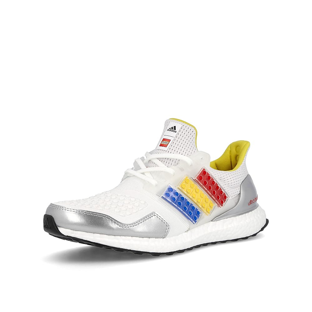 adidas LEGO x adidas UltraBOOST DNA Footwear White-Footwear White-Shock Blue Low Top Sneakers Close Up | Overkill