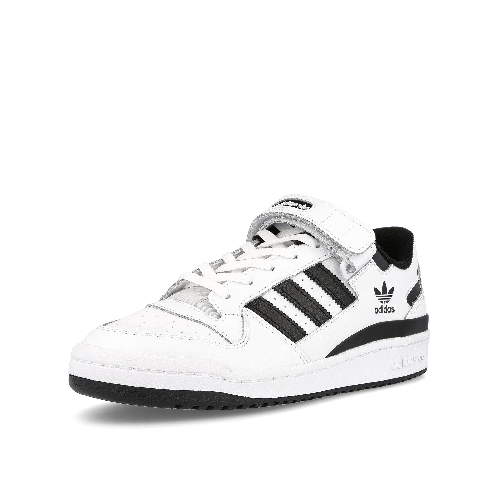 adidas forum low Footwear White-Footwear White-Core Black Sneakers Close Up | Overkill