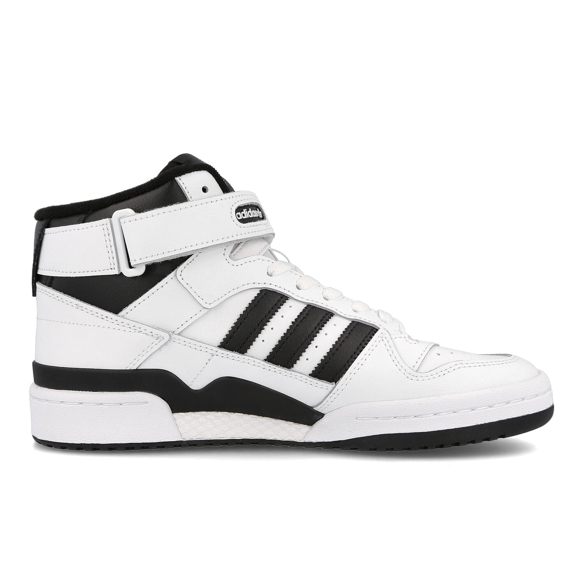 adidas forum mid Footwear White-Core Black-Footwear White Sneakers Silhouette | Overkill