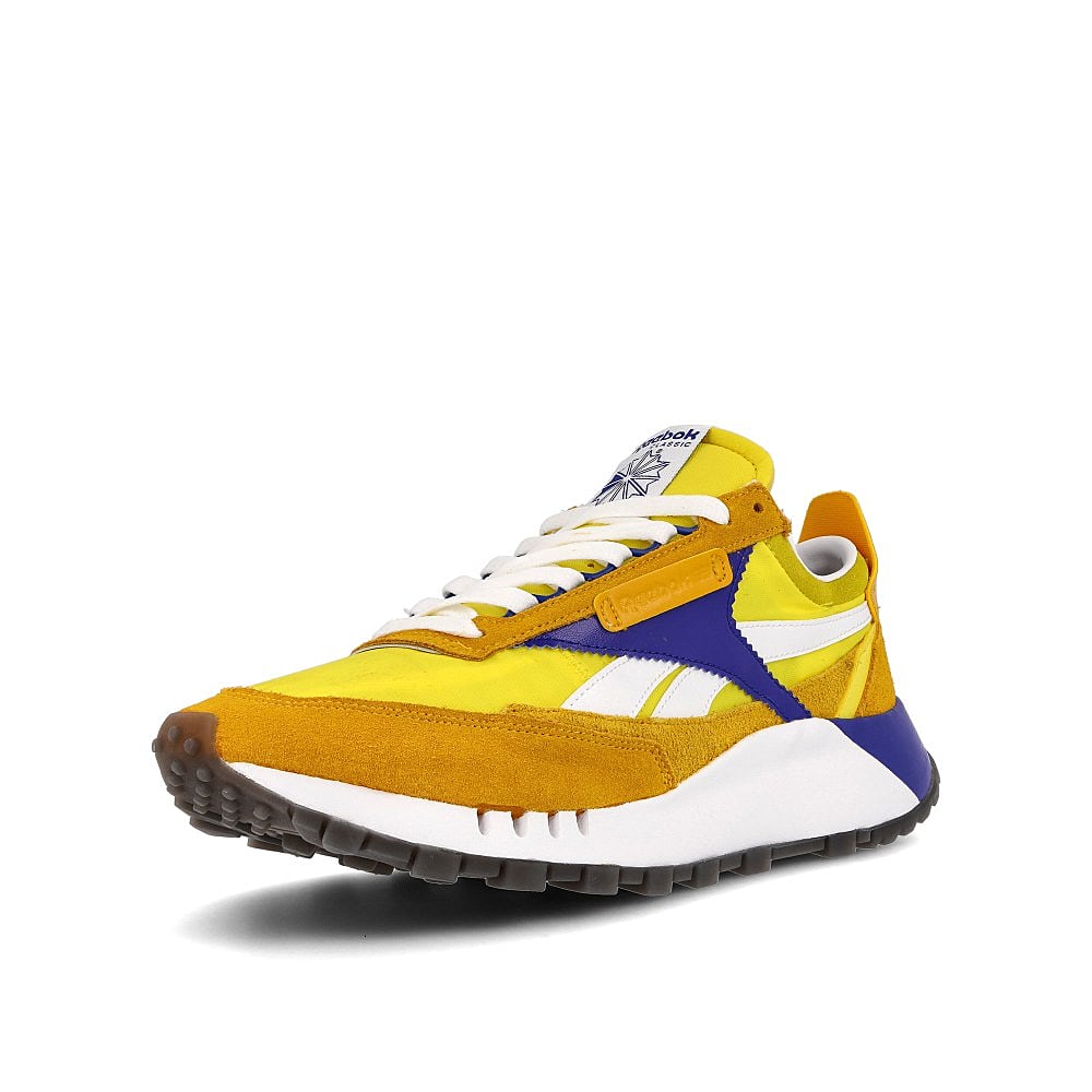 Reebok classic legacy Collegiate Gold-Bright Yellow-Team Dark Royal Sneakers Close Up | Overkill