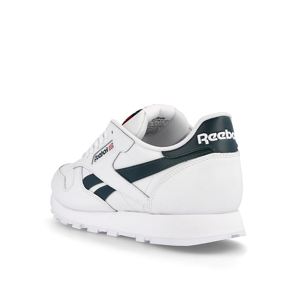 Reebok classic leather White / Forest Green / Vector Red Close-up | Overkill