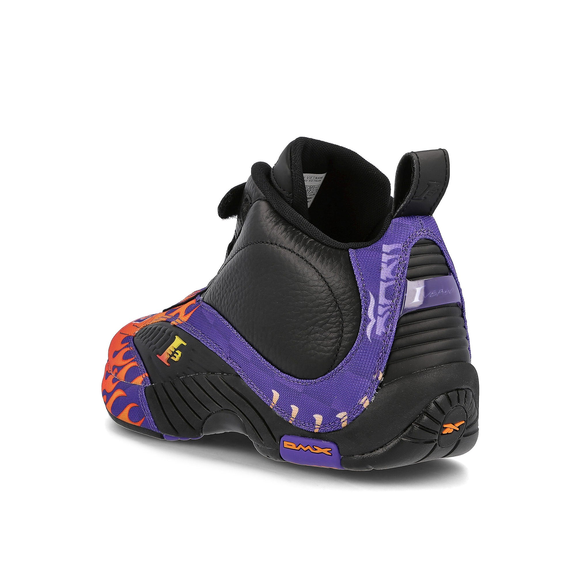 Reebok answer iv hot rod Black-Team Purple-Vector Red Sneakers Material | Overkill