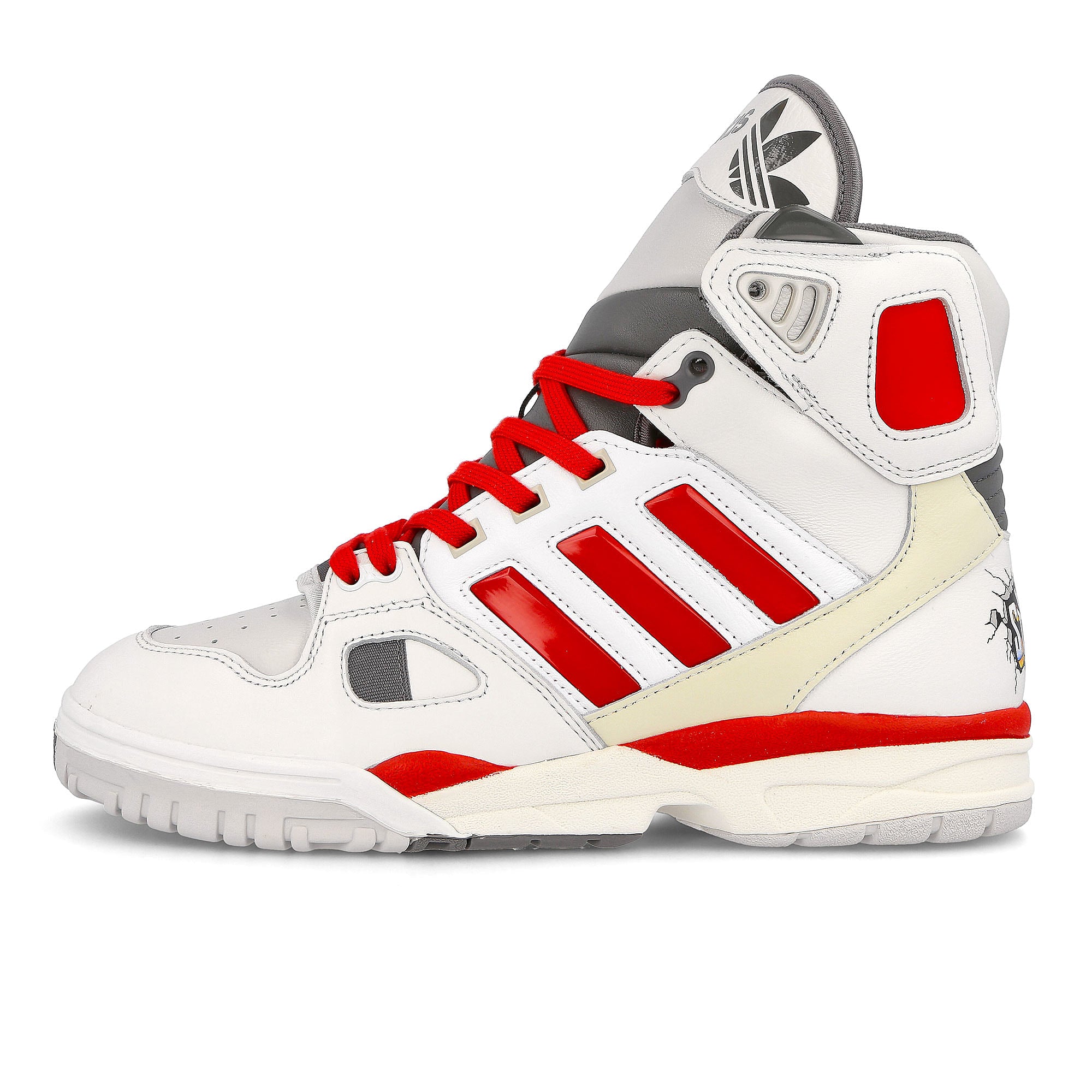 adidas Kid Cudi x adidas Torsion Artillery Hi Crystal White / Scarlet / Off White | Overkill