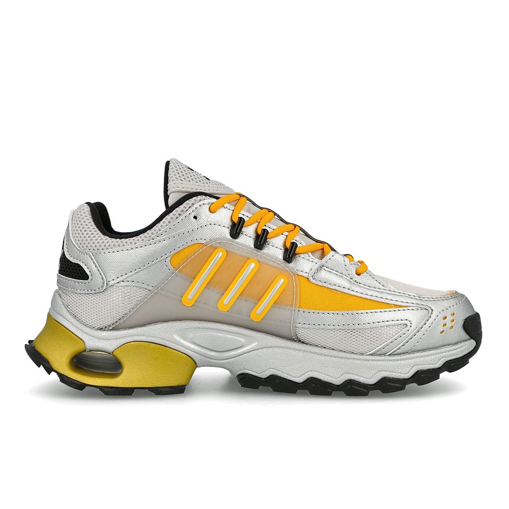adidas wmns thesia Grey One-Silver Metallic-Crew Yellow Sneakers Silhouette | Overkill