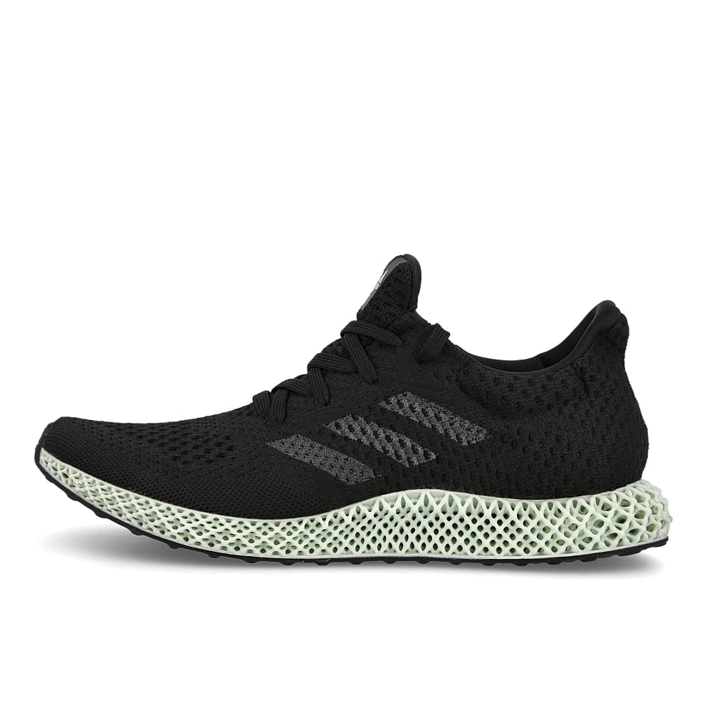 adidas 4d futurecraft Core Black-Grey Five-Linen Green Low Top Sneakers FZ2560 | Overkill