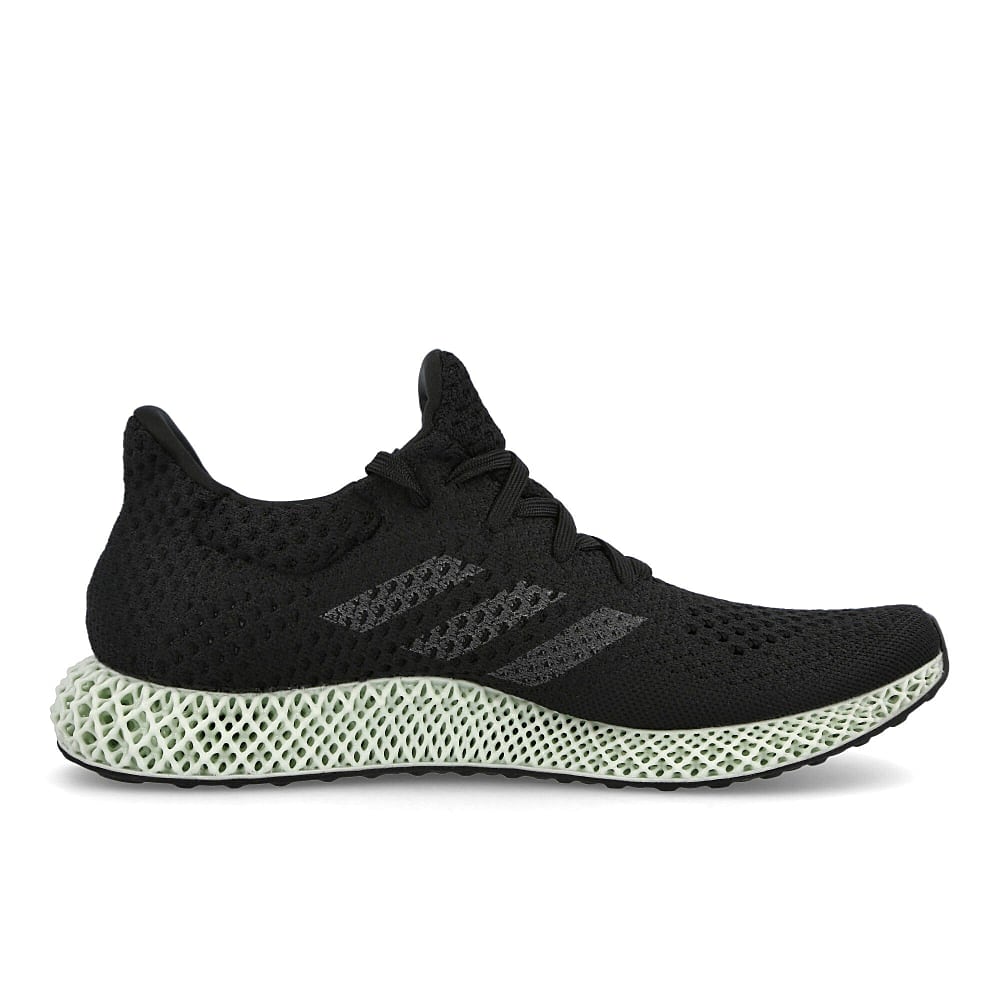 adidas 4d futurecraft Core Black-Grey Five-Linen Green Low Top Sneakers Silhouette | Overkill