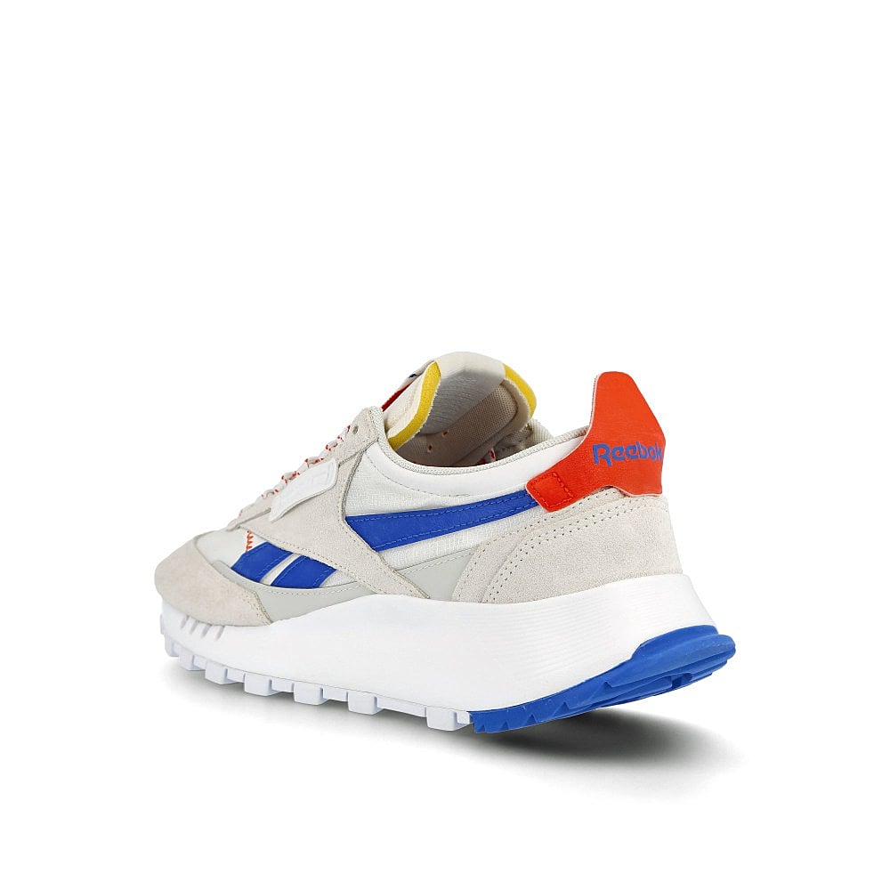 Reebok classic legacy Morning Fog-Court Blue-Dynamic Red Low Top Sneakers Material | Overkill