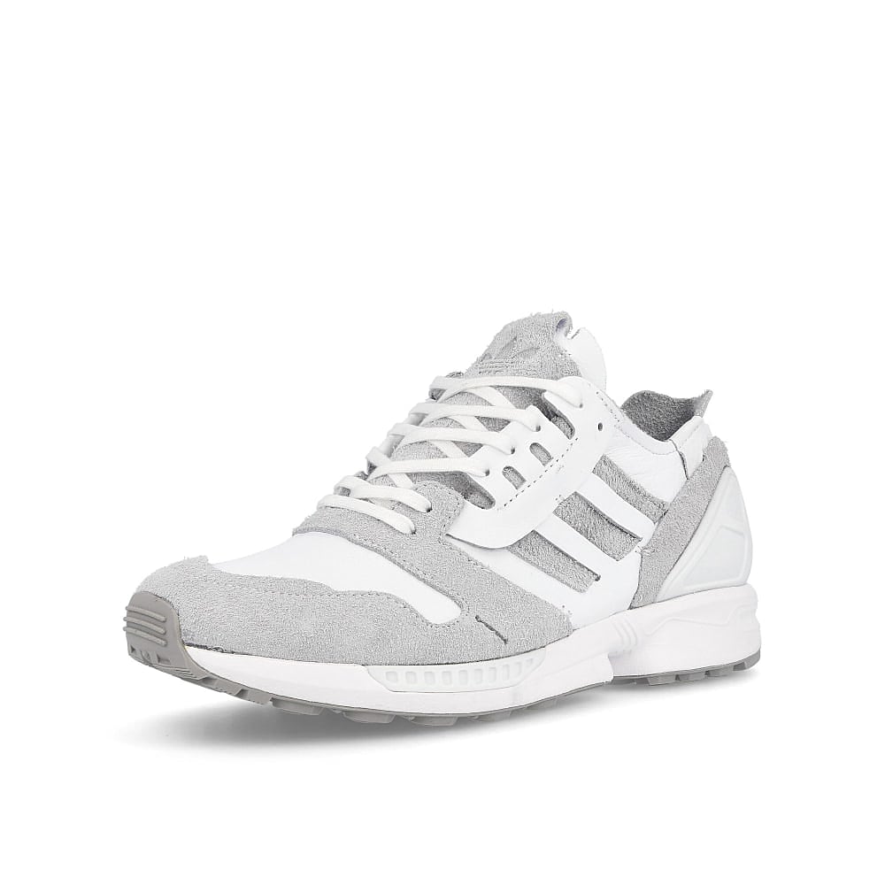 adidas zx 8000 Footwear White-Grey Two-Footwear White Sneakers Close Up | Overkill
