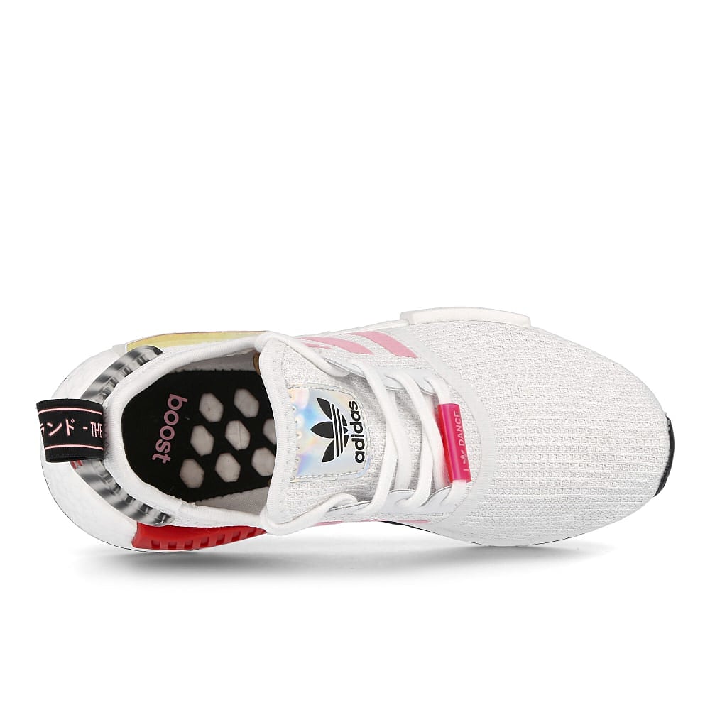 adidas wmns nmd r1 Footwear White-True Pink-Core Black Sneakers Detailfoto | Overkill