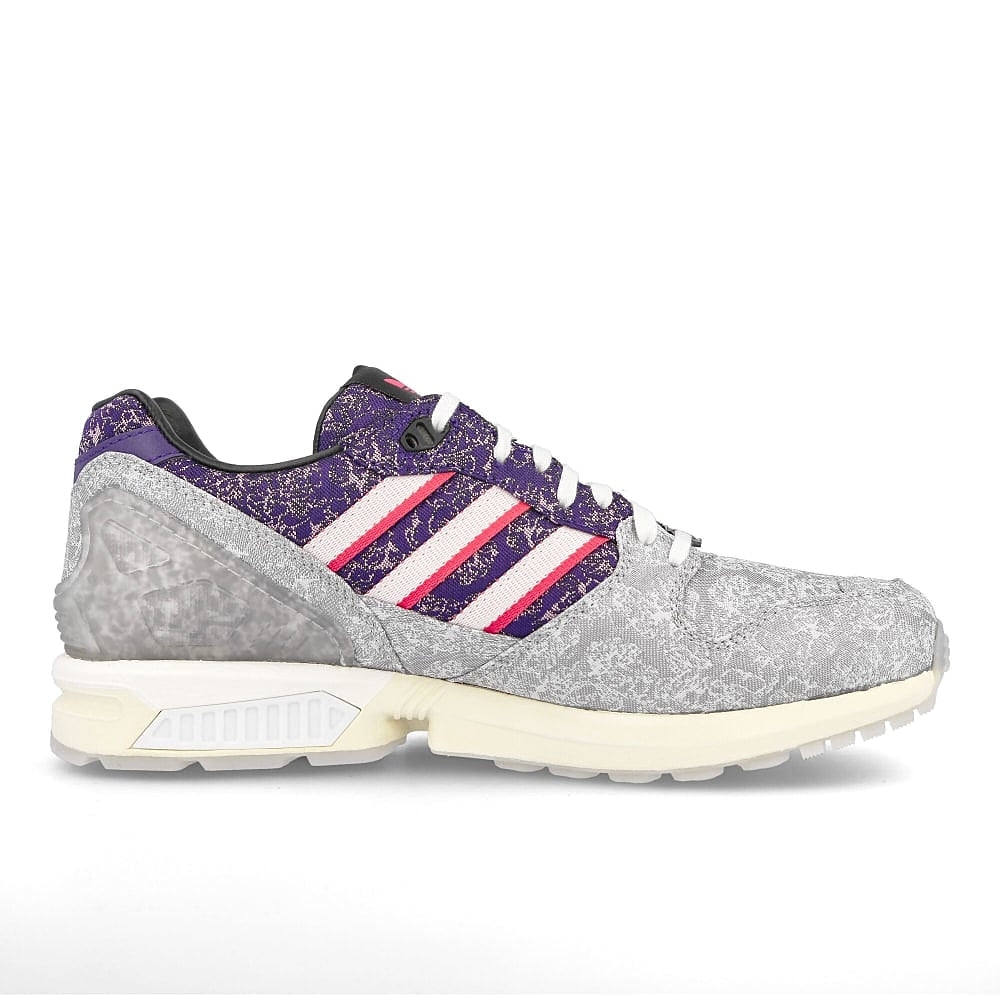 adidas ZX 5000 Silver Metallic / Semi Solar Pink / Off White Low Top Sneakers FZ4410 Silhouette | Overkill