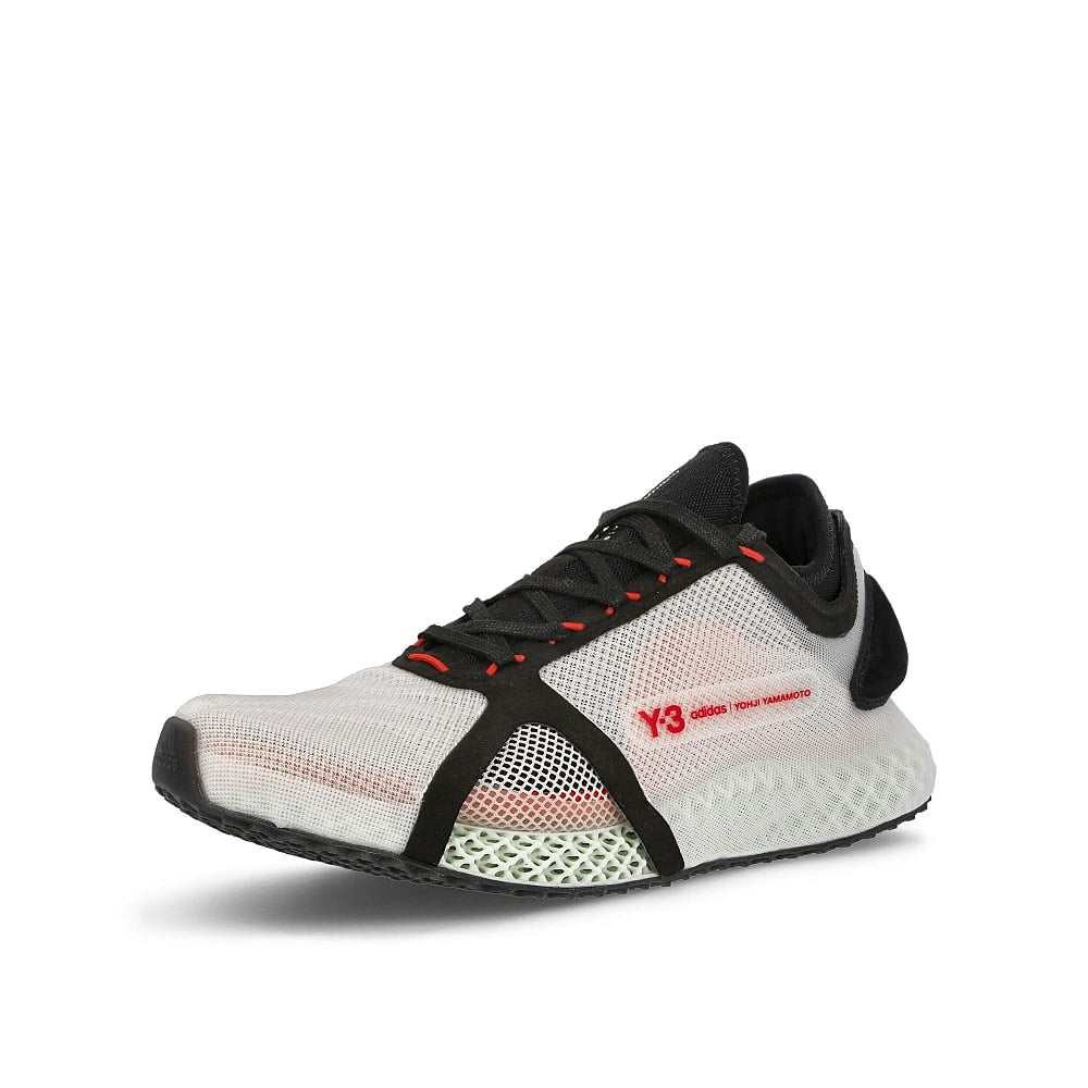 Y-3 runner 4d iow Clear Brown-Black-Red Sneakers Close Up | Overkill