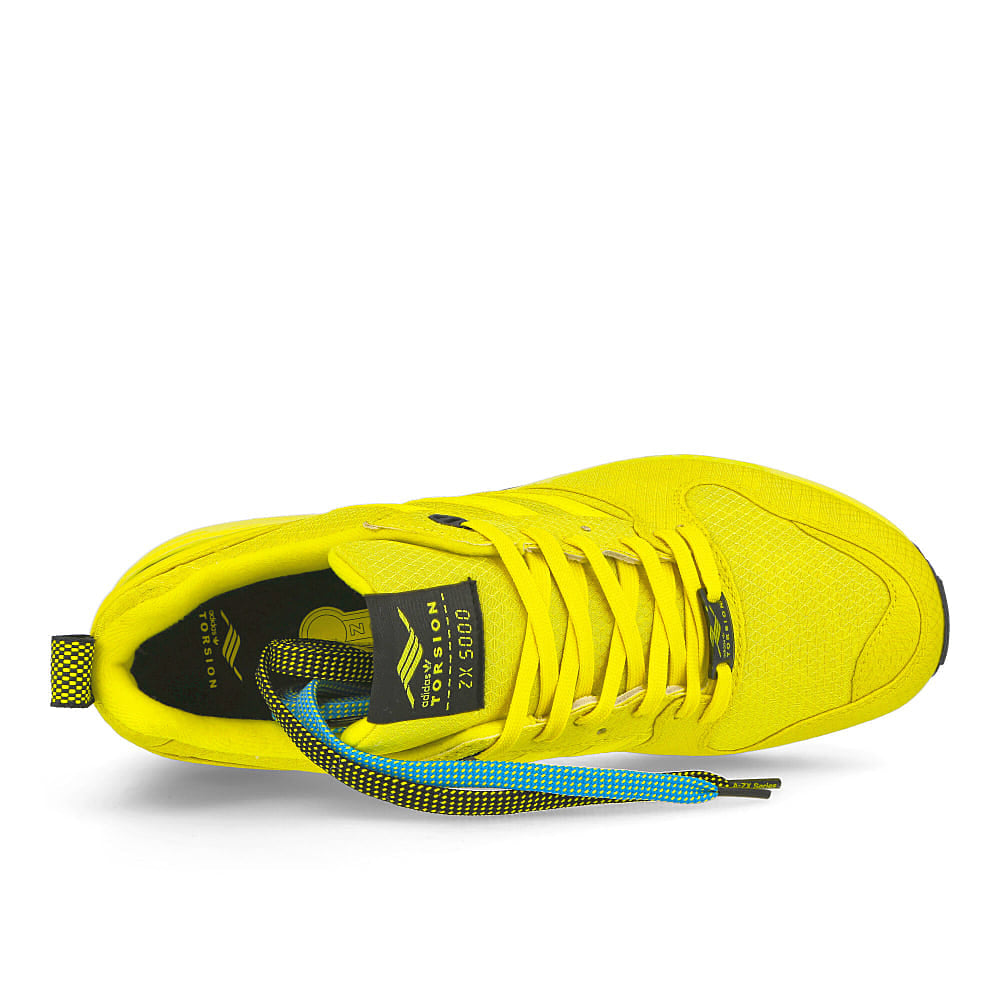 adidas zx 5000 torsion Bright Yellow-Bright Yellow-Shock Cyan Sneakers Detailfoto | Overkill