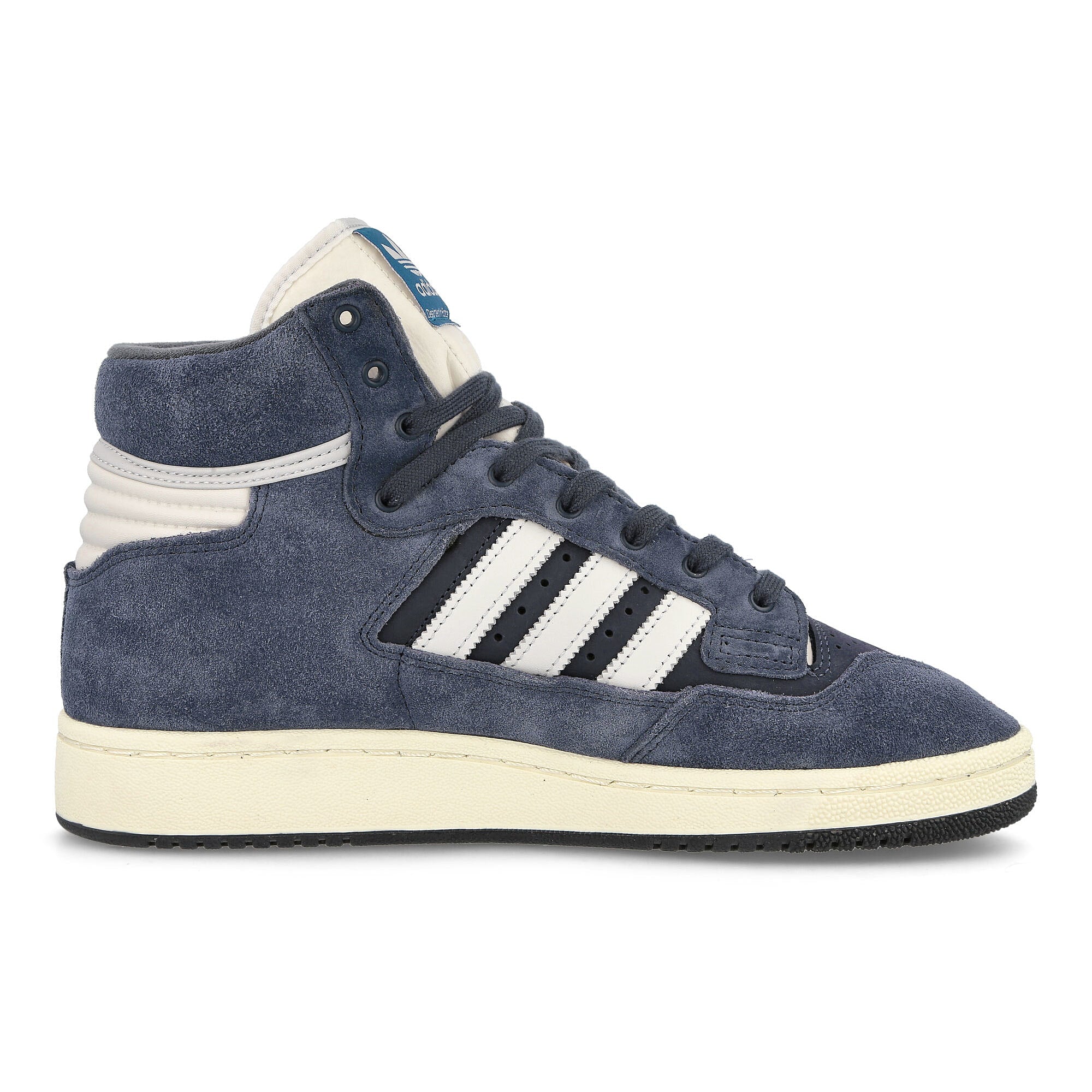 adidas Centennial 85 Hi Shadow Navy / Crystal White / Chalk White High Top Sneakers Silhouette | Overkill