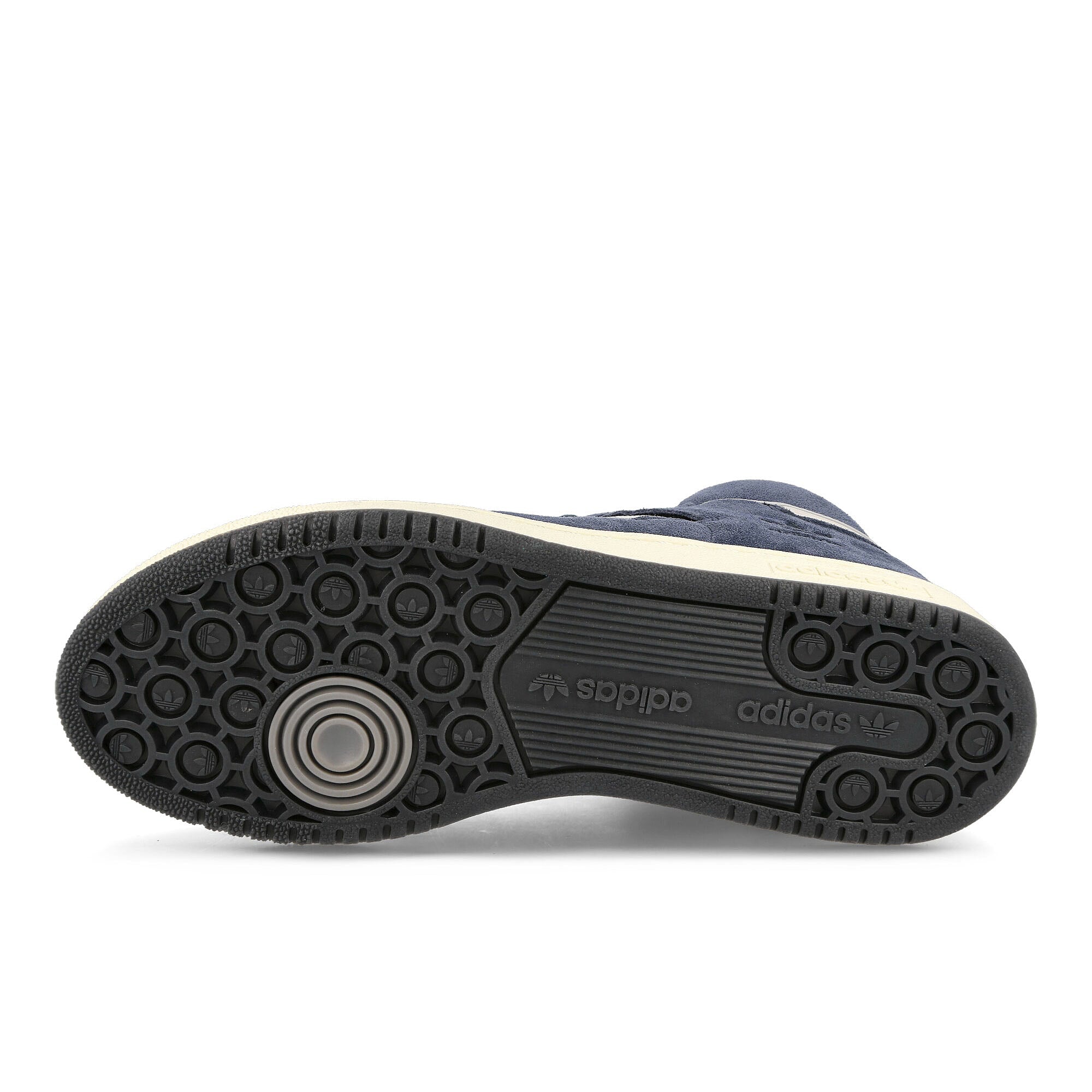 adidas Centennial 85 Hi Shadow Navy / Crystal White / Chalk White High Top Sneakers Detail View 1 | Overkill