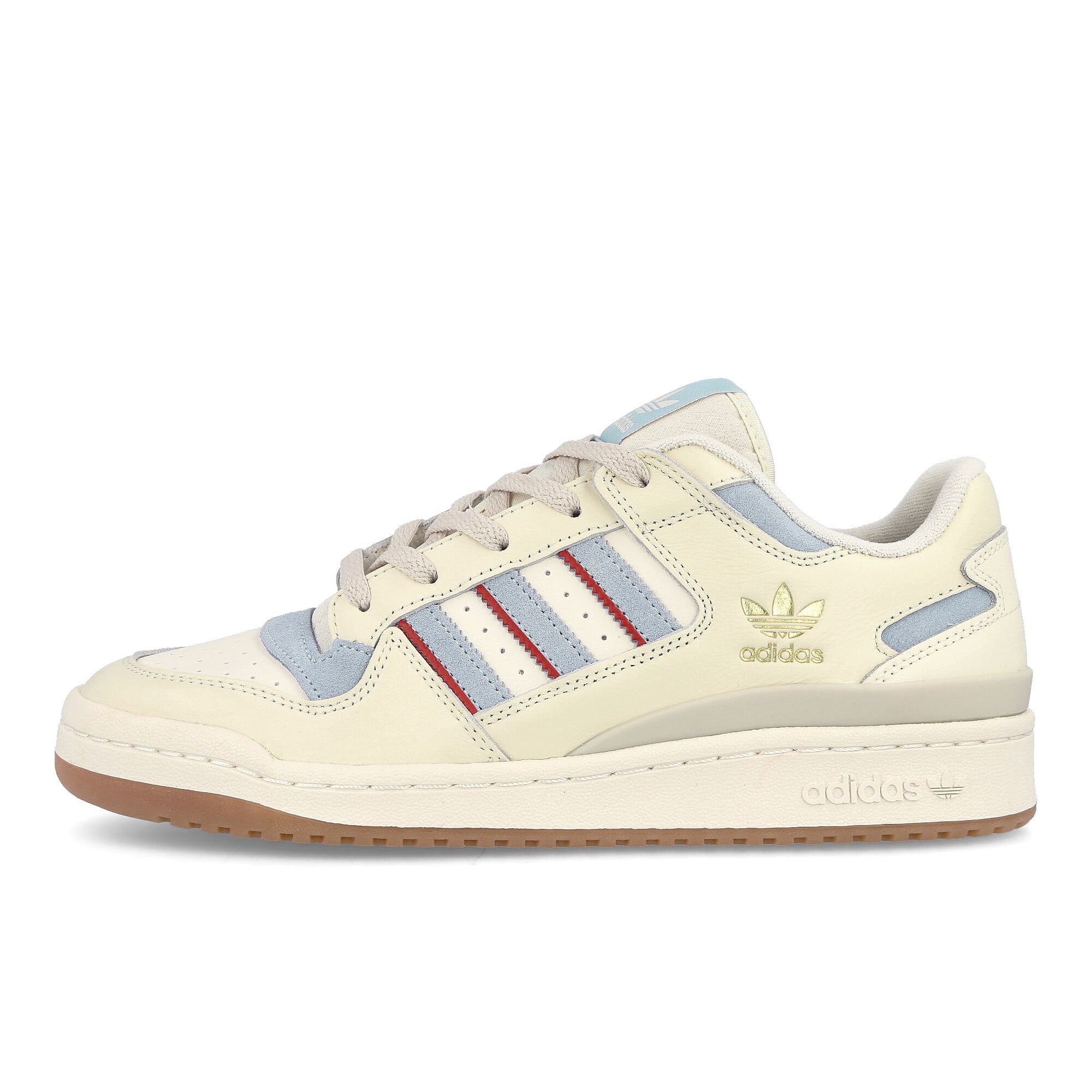 adidas Forum Low Classic Cream White-Blue Dawn-Preloved Red Sneakers FZ6267 | Overkill