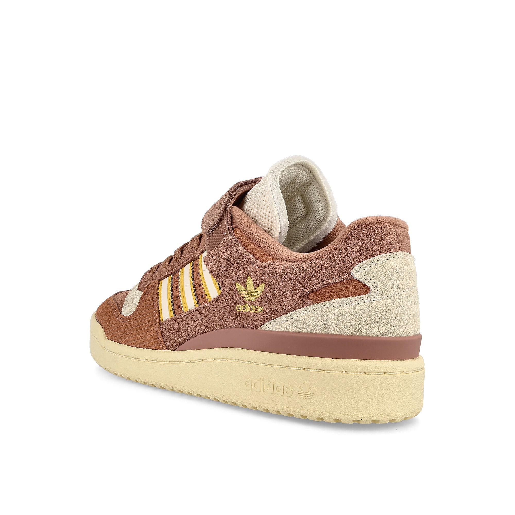 adidas Forum 84 Low Clay Strata-Cream White-Bold Gold Low Top Sneakers Material | Overkill