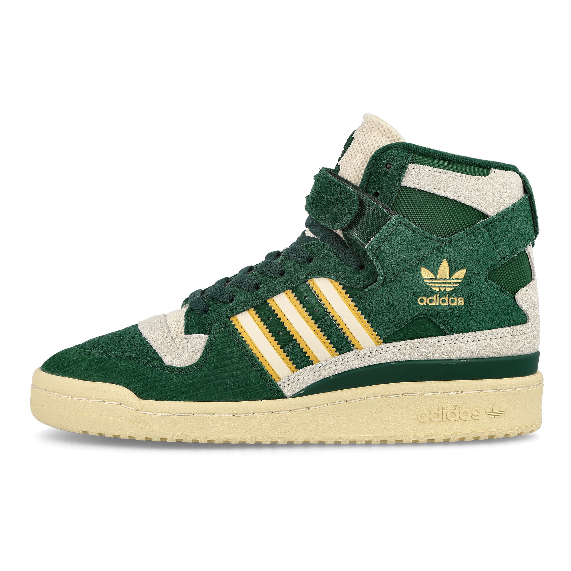 adidas Forum 84 Hi Collegiate Green-Cream White-Bold Gold Sneakers FZ6301 | Overkill