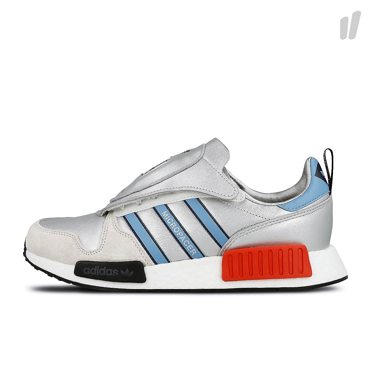 adidas micropacer x r1 Silver Metallic-Light Blue-Footwear White Sneakers G26778 | Overkill