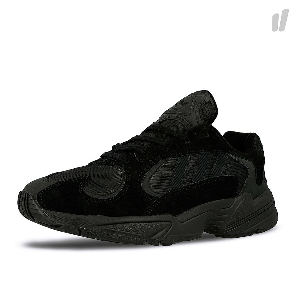 adidas yung-1 Core Black / Core Black / Carbon Sneakers Close Up | Overkill