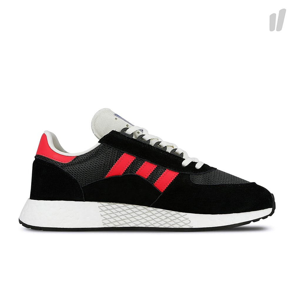 adidas marathon tech Carbon-Shock Red-Core Black Sneakers Silhouette | Overkill