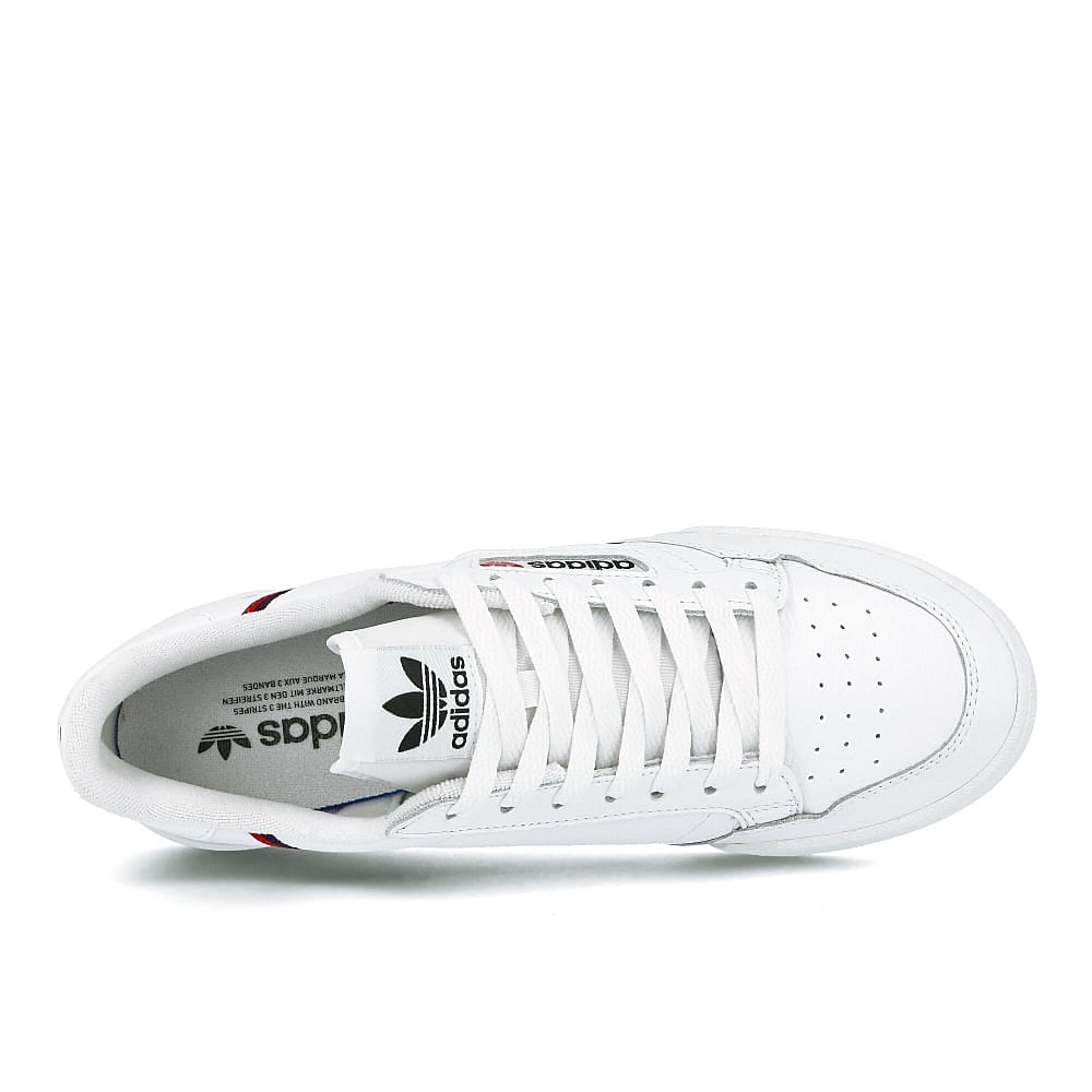 adidas continental 80 Running White / Scarlet / Collegiate Navy Detail view 1 | Overkill