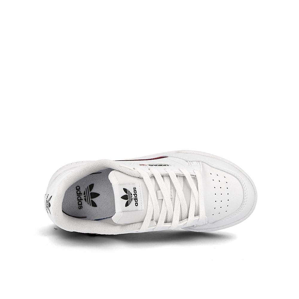 adidas continental 80 c Footwear White-Scarlet-Collegiate Navy Sneakers Detailfoto | Overkill