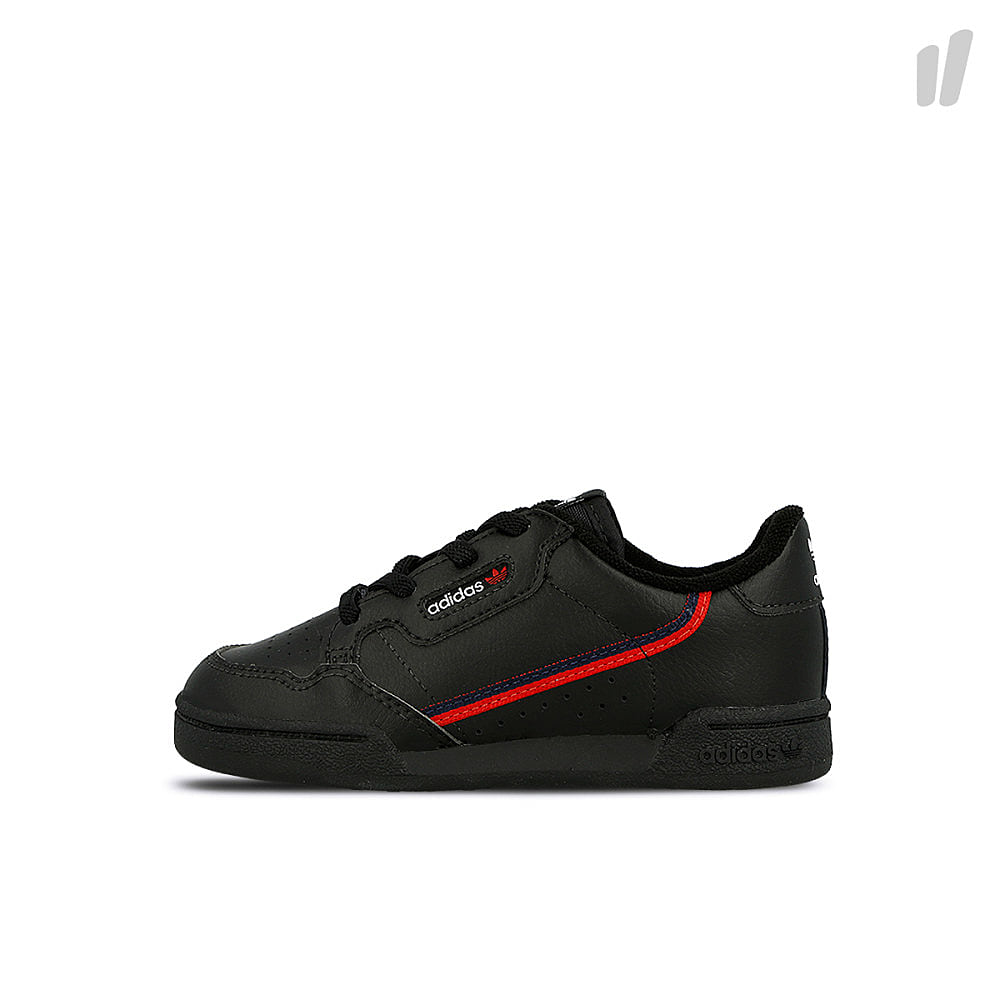adidas continental 80 infants Core Black-Scarlet-Collegiate Navy Sneakers G28217 | Overkill