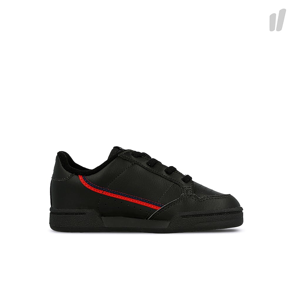 adidas continental 80 infants Core Black-Scarlet-Collegiate Navy Sneakers Silhouette | Overkill