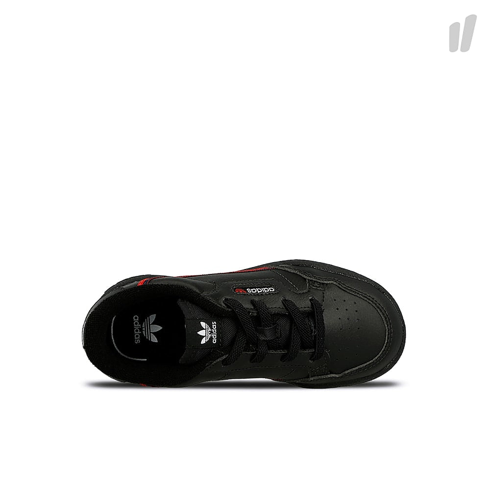 adidas continental 80 infants Core Black-Scarlet-Collegiate Navy Sneakers Detailfoto | Overkill