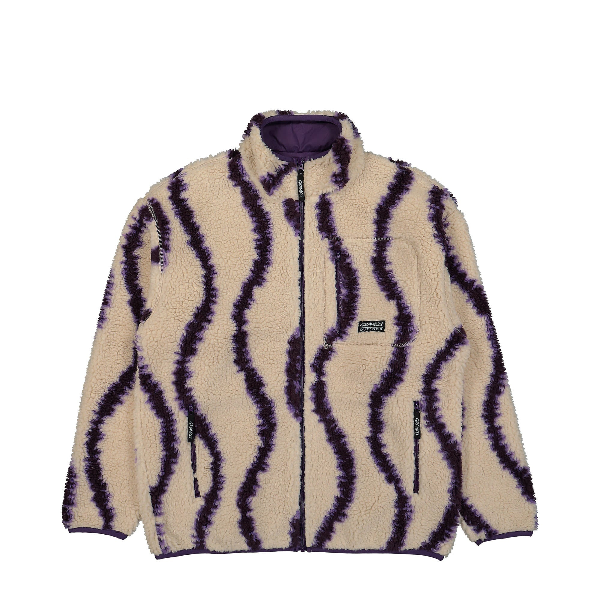 Gramicci Sherpa Jacket Natural Swirl Jackets G2FU-J045 | Overkill