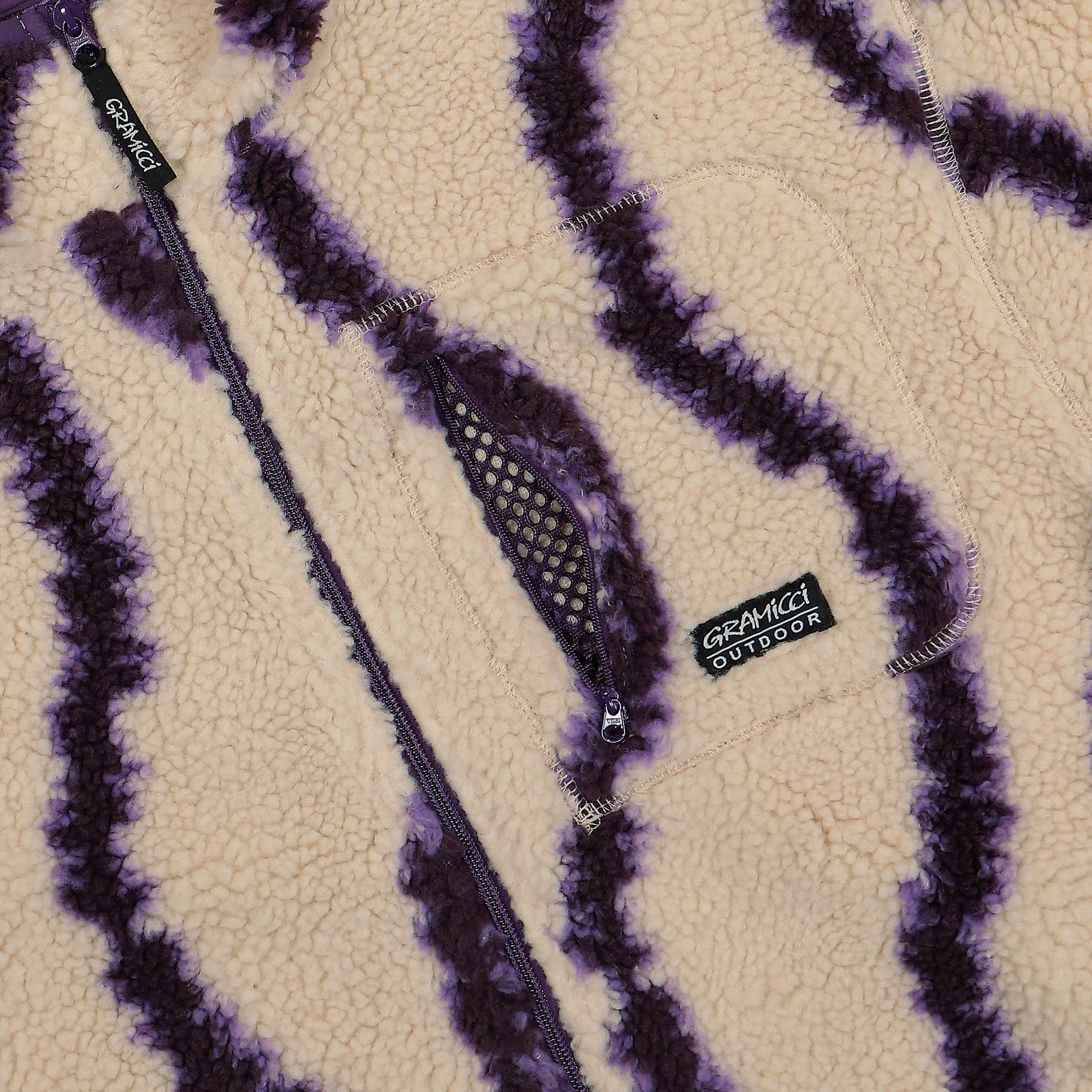 Gramicci Sherpa Jacket Natural Swirl Jackets Detailfoto | Overkill