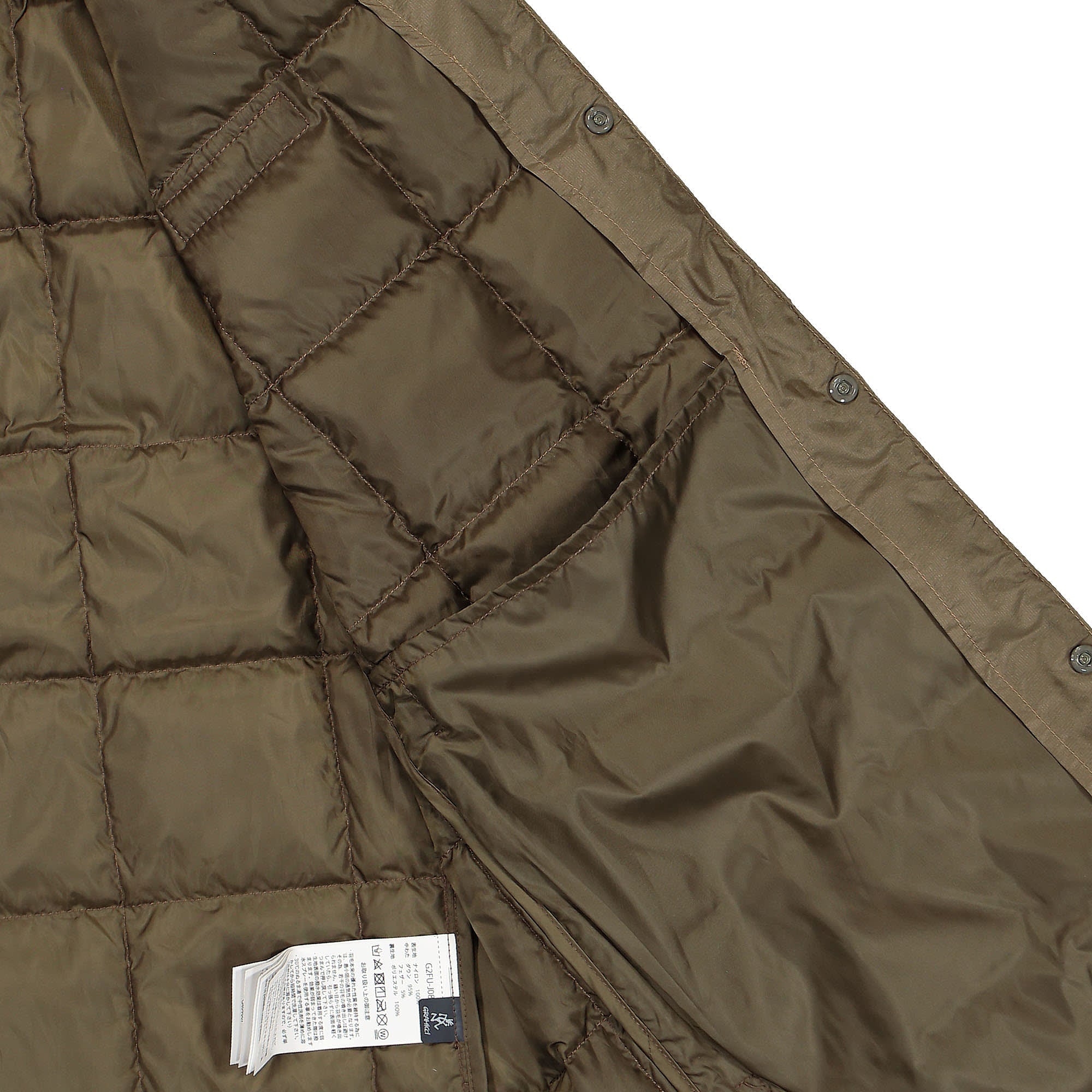 Gramicci Inner Down Vest Beige Vests Detail view 1 | Overkill