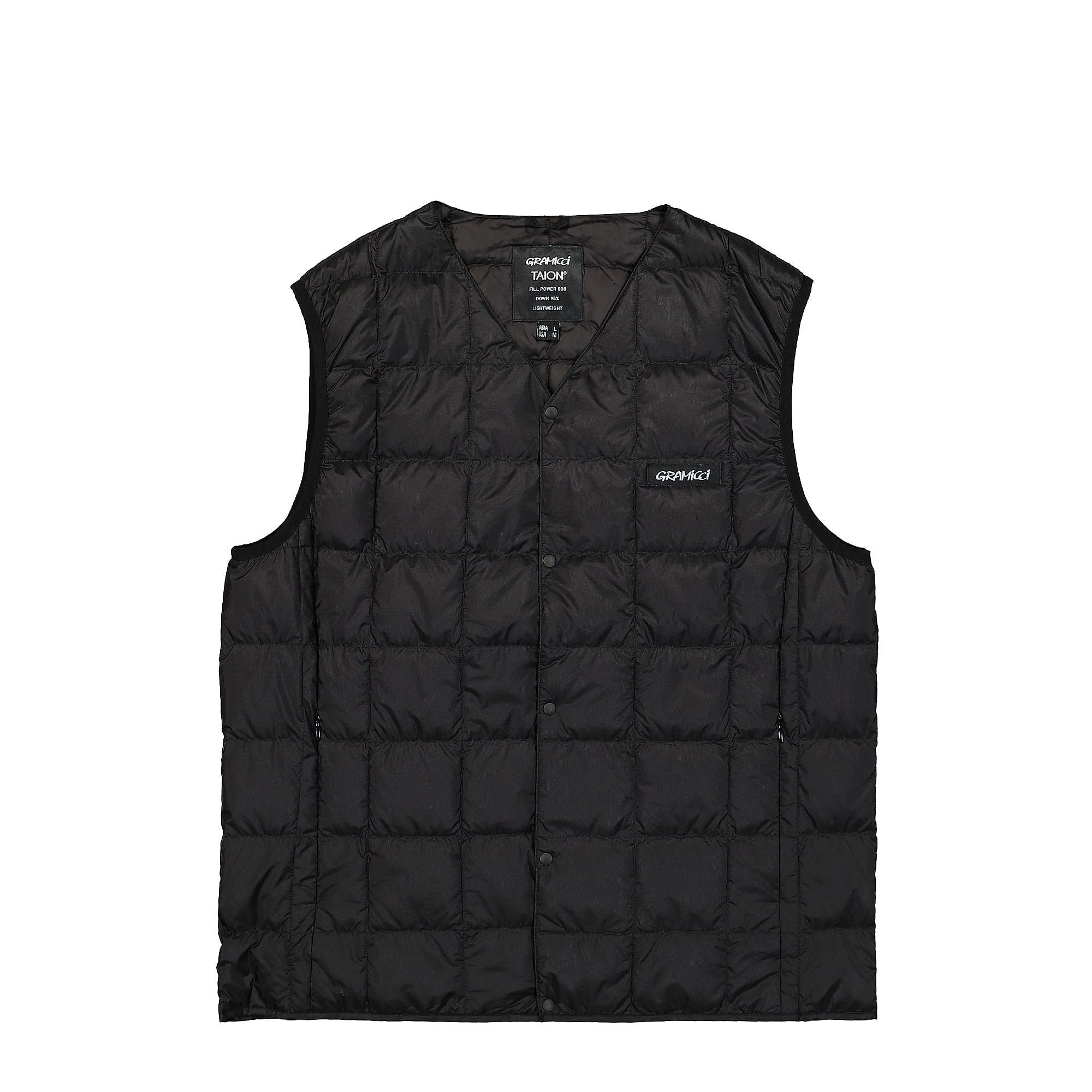 Gramicci Inner Down Vest Black Vests G2FU-J083-TG | Overkill
