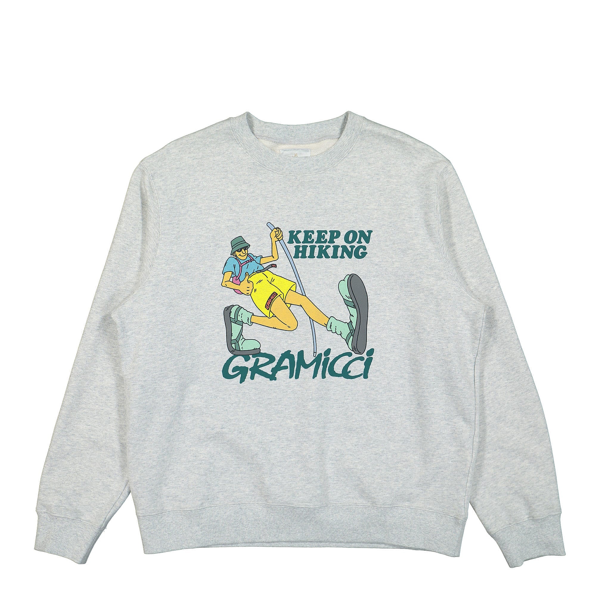Gramicci Keep On Hiking Sweatshirt Ash Heather Sweatshirts G2SU-J017 | Overkill