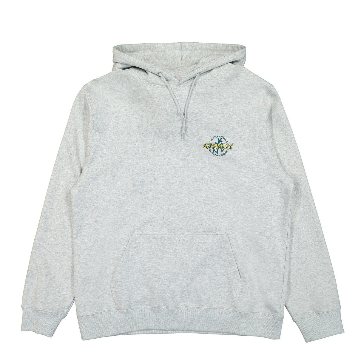 Gramicci Running Man Hooded Sweatshirt Ash Heather Hoodies G2SU-J020 | Overkill