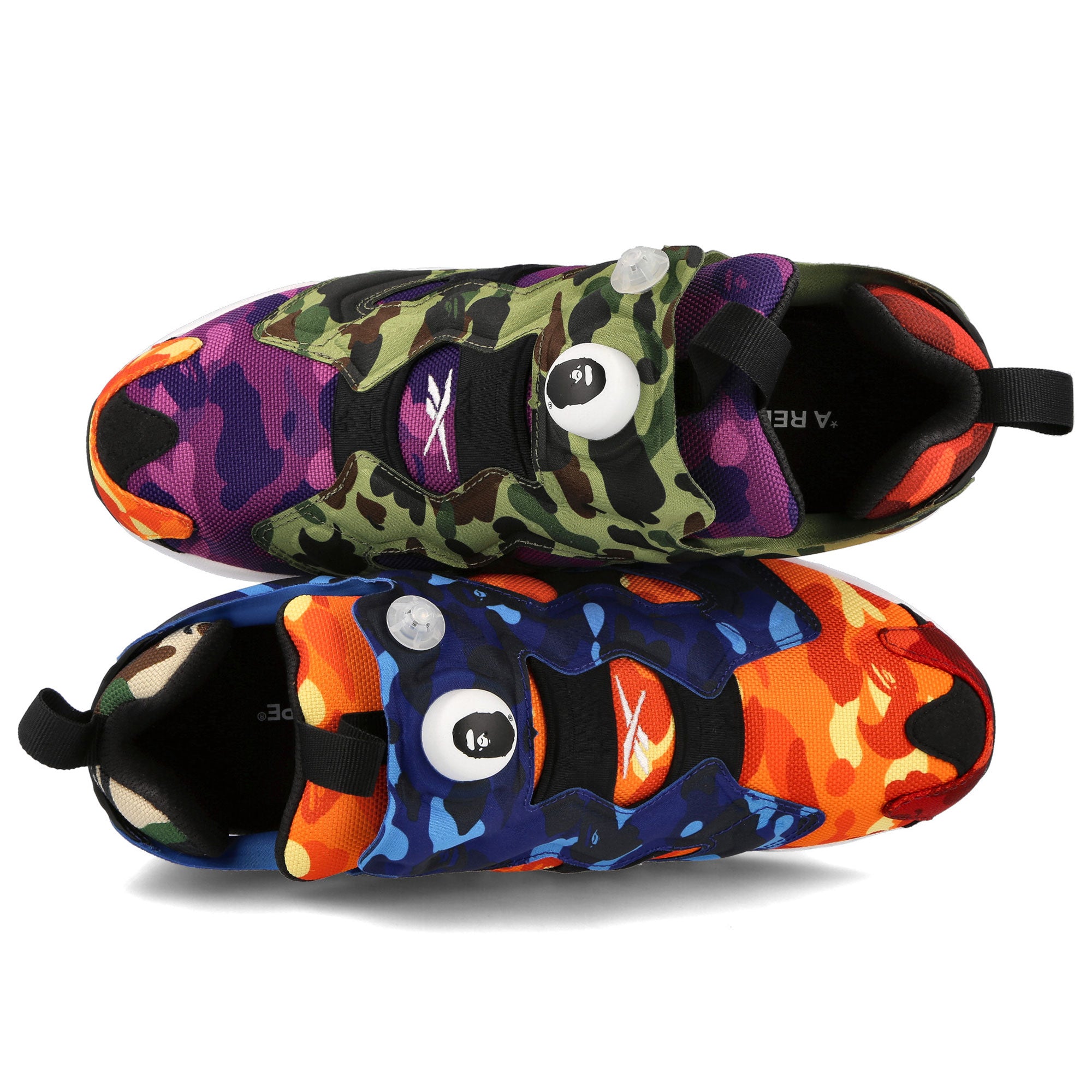 Reebok Bape x Reebok Instapump Fury OG White-Black-Black Sneakers Q47370 | Overkill