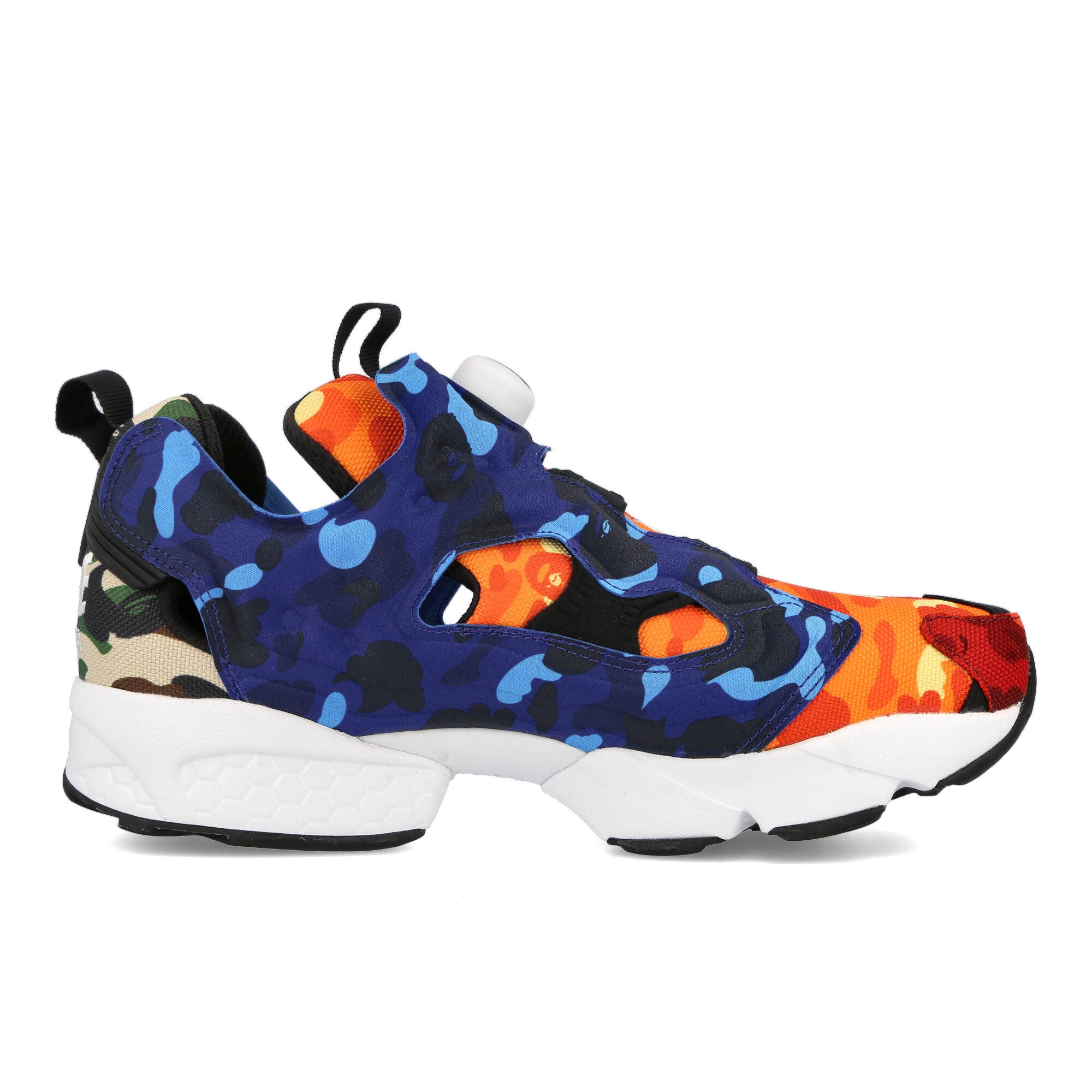 Reebok Bape x Reebok Instapump Fury OG White-Black-Black Sneakers Material | Overkill