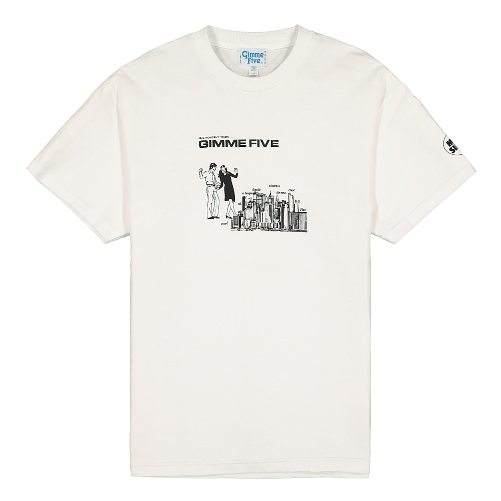 Gimme Five Boiled Shortsleeve Tee White T-Shirts G500049 | Overkill