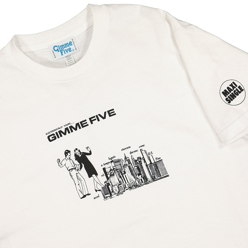 Gimme Five Boiled Shortsleeve Tee White T-Shirts Close-up | Overkill