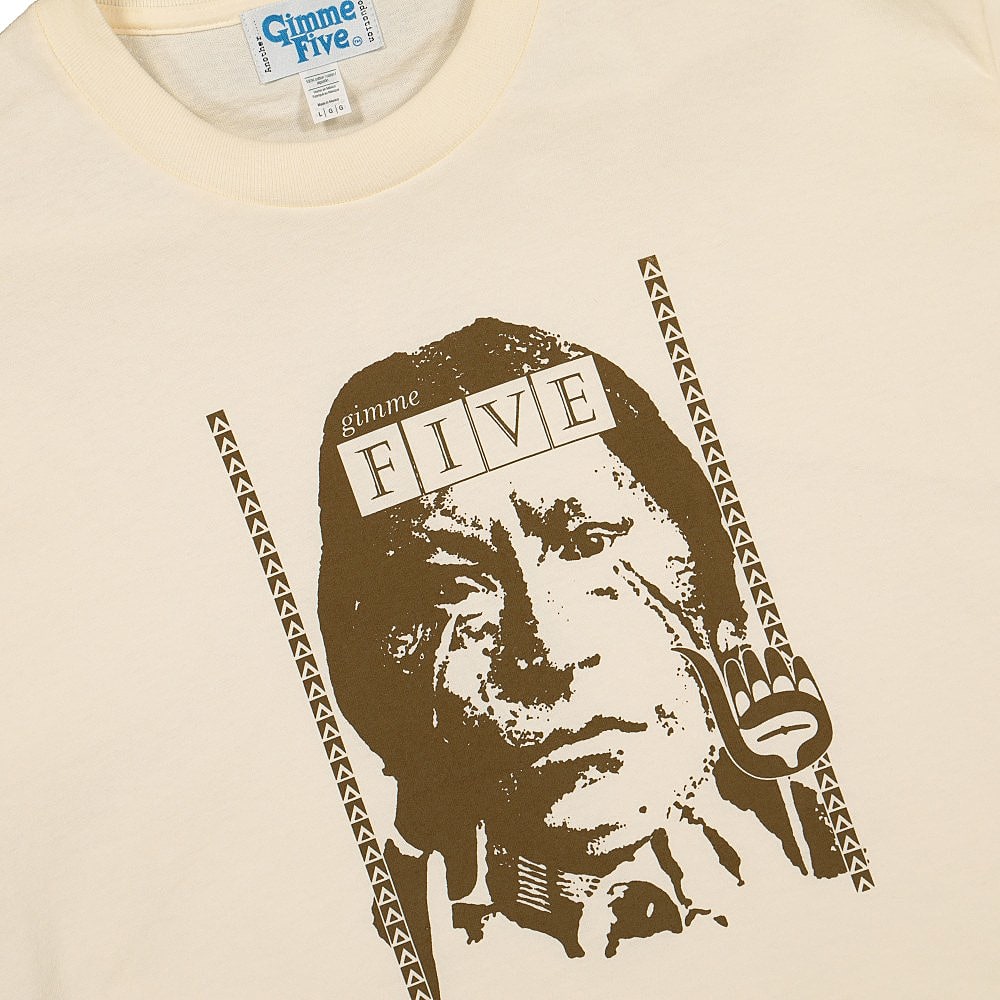 Gimme Five Cult Shortsleeve Tee Natural Shorts Close-up | Overkill